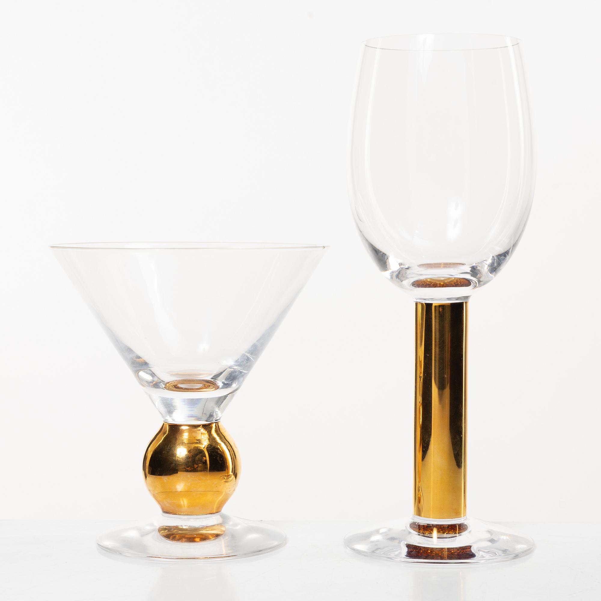 Gunnar Cyrén, glas, 14 st, "Nobel", Orrefors.