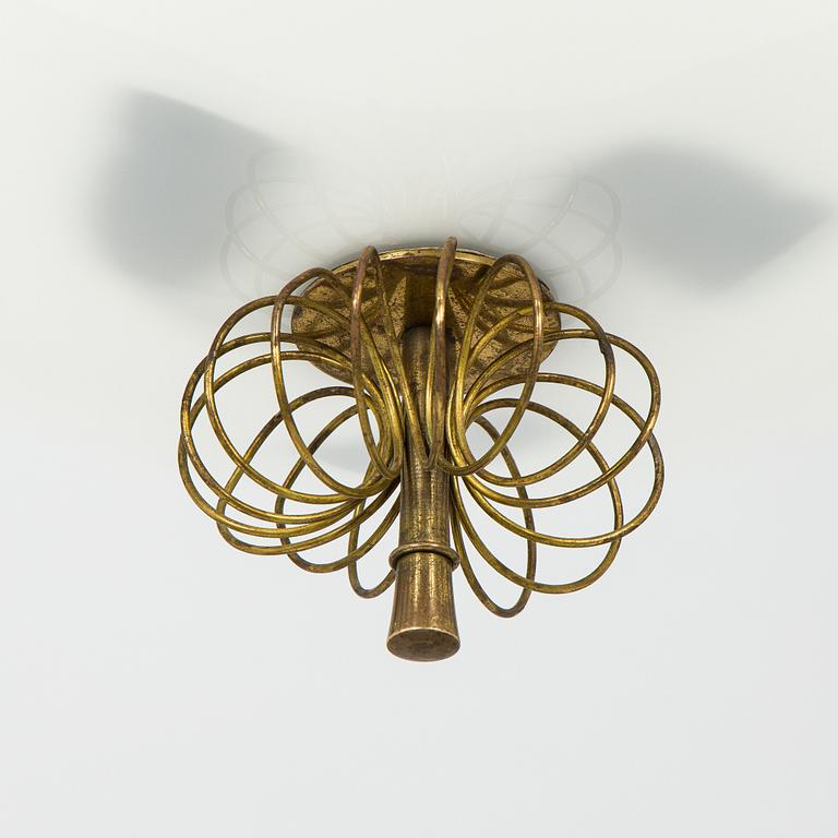 Paavo Tynell, a mid-20th century ceiling light for Taito, Finland.