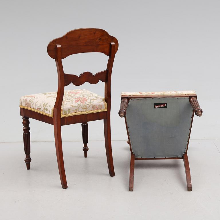 STOLAR, 4 st, senempire, 1800-talets mitt.