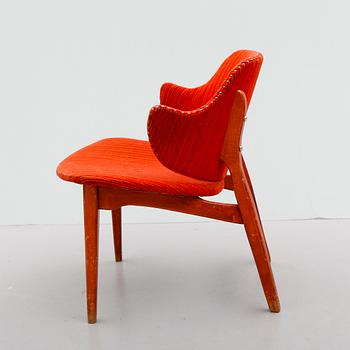 FÅTÖLJ, "Shell Chair", Ib Kofod Larsen, Danmark, 1960-tal.