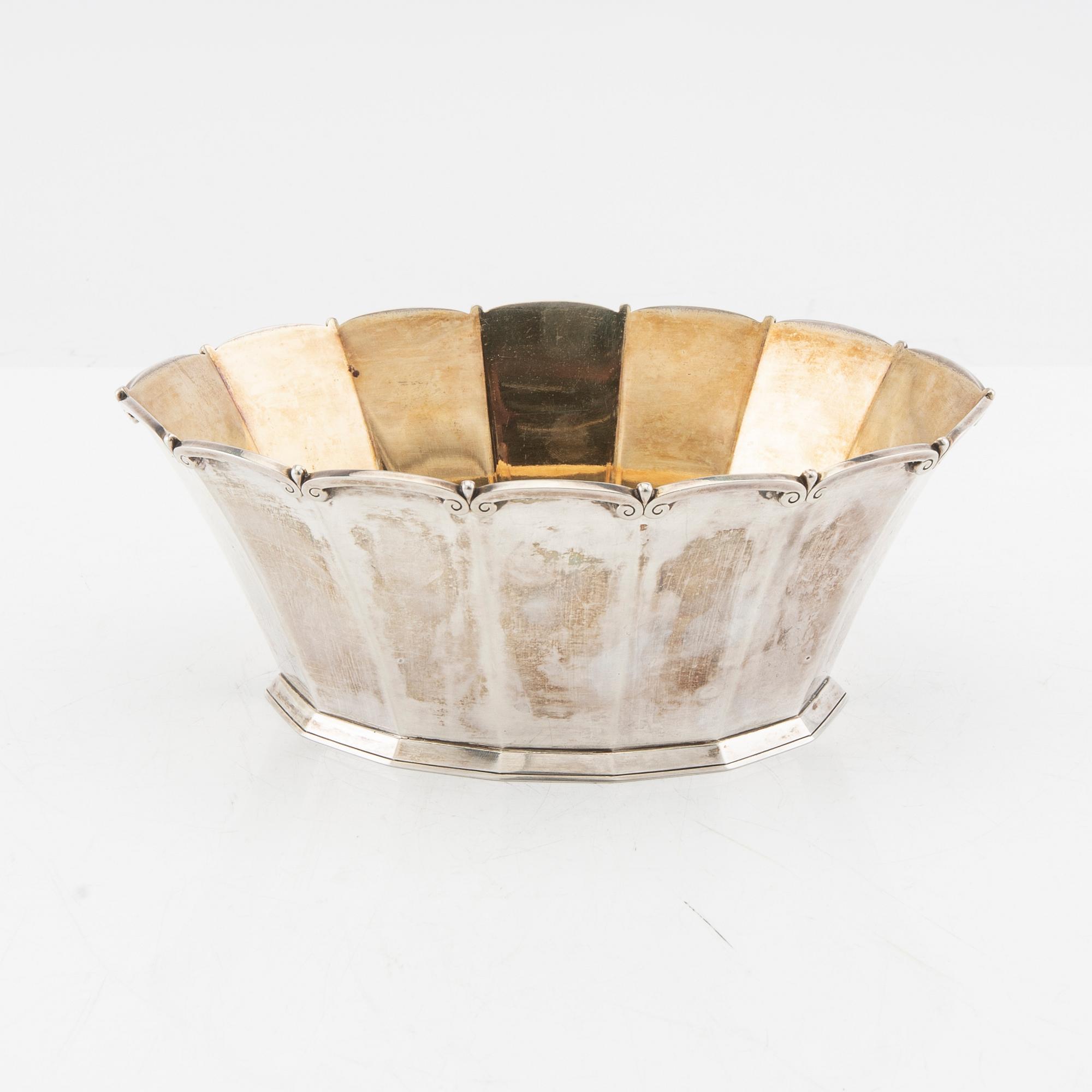 Anders Nilsson bowl silver Lund 1915.