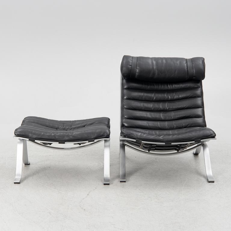 Arne Norell, "Ari", armchair with footstool, Norell Möbel AB.