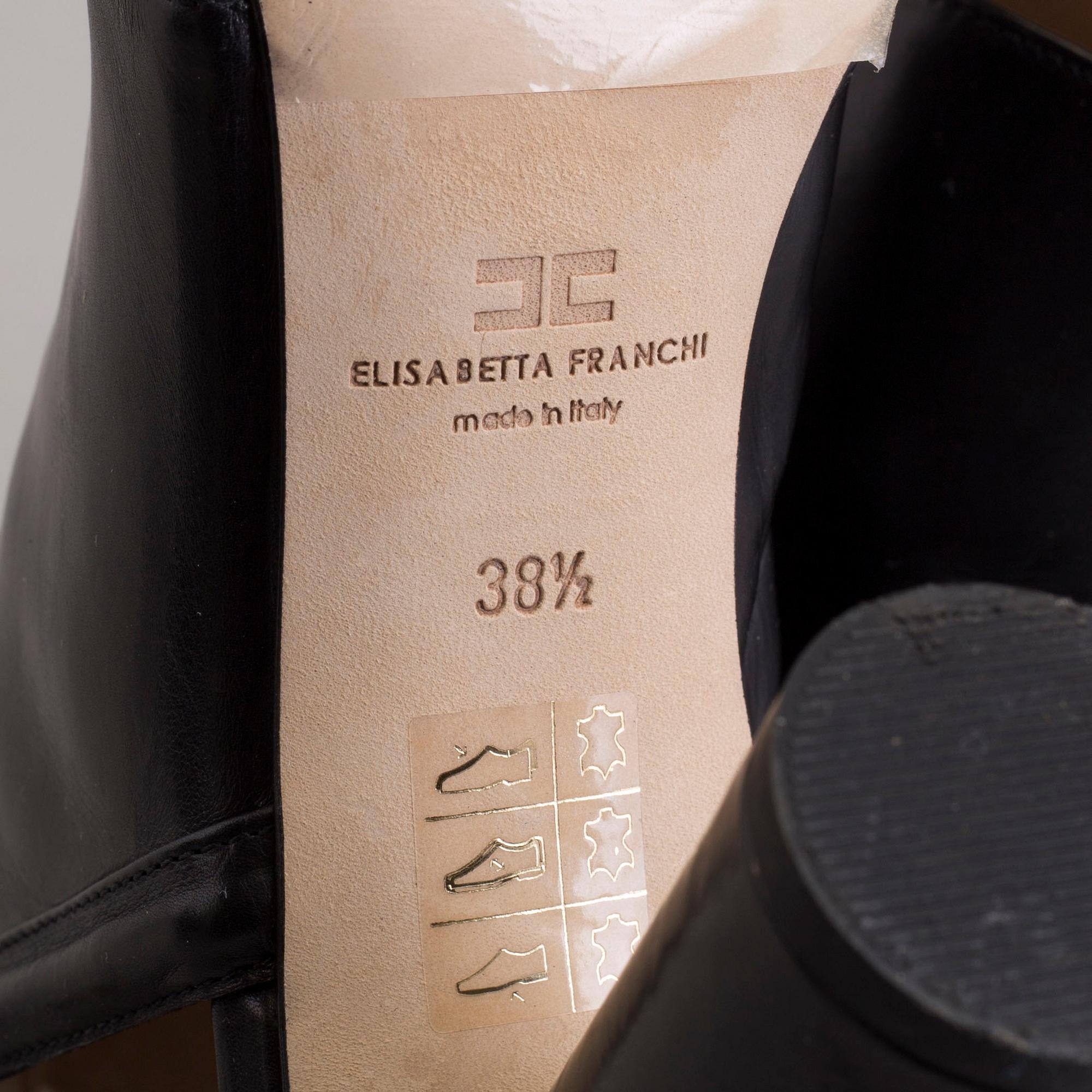 STÖVLETTER, Elisabetta Franchi, storlek 38,5.
