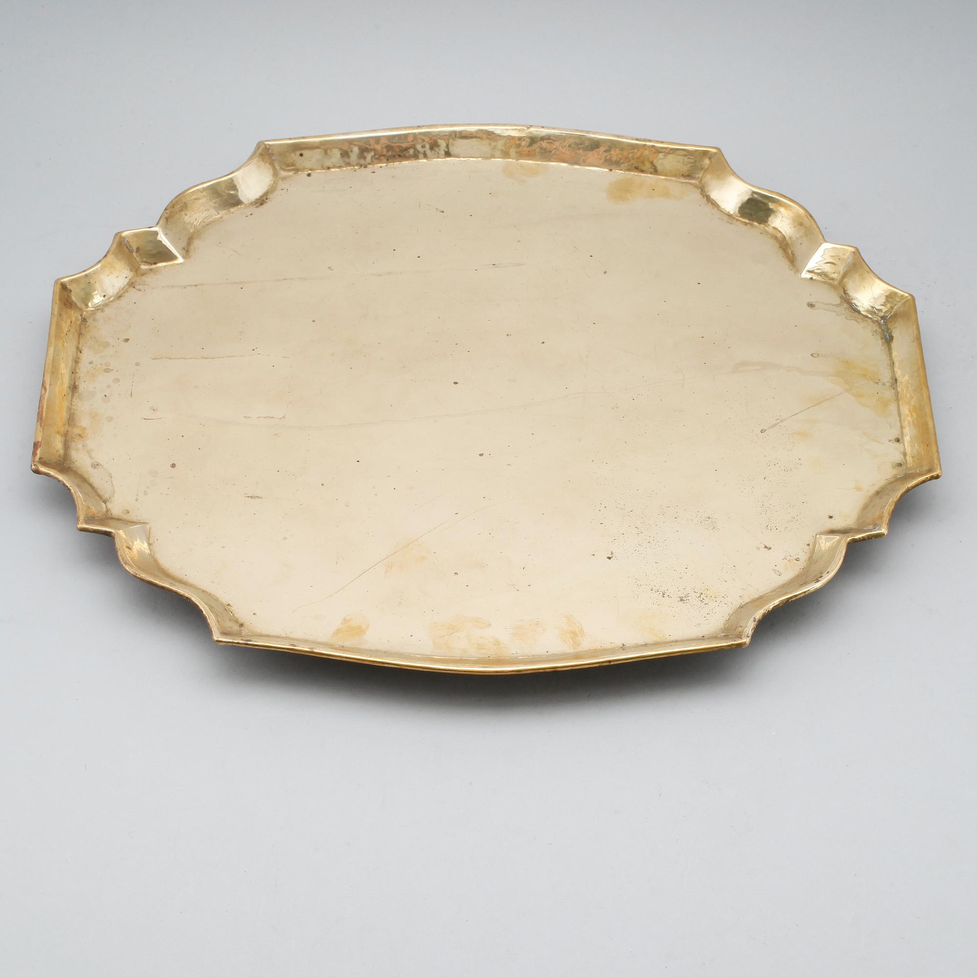 BRICKA, mässing, 1800-tal.