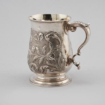 MUGG, silver, London, England, 1816, vikt 380 gram.