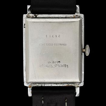 ARMBANDSUR, herr, Baume & Mercier, stål, 1950-tal.
