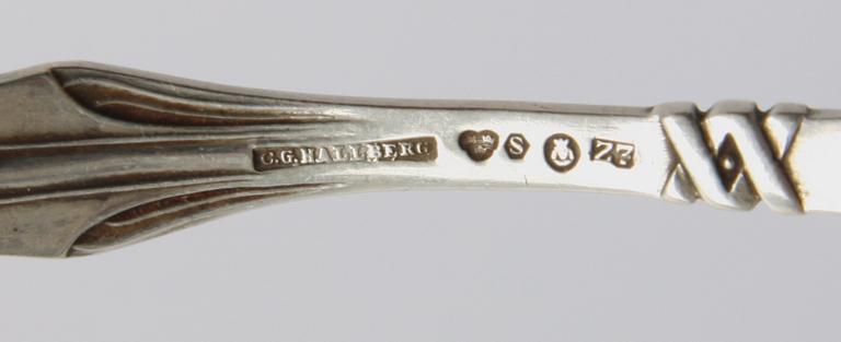 BESTICK, 18 st, silver, 1902-1932.