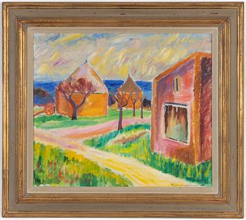 Folke Andréasson, oil on canvas, signed and dated -38.