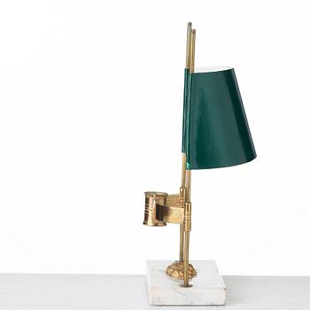 A late Gustavian early 19th century table lamp.