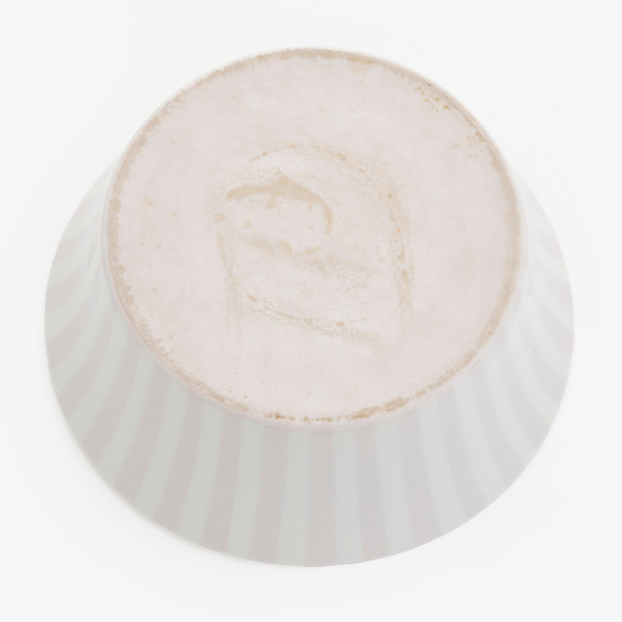 Aune Siimes, skål, porslin, signerad AS Arabia.