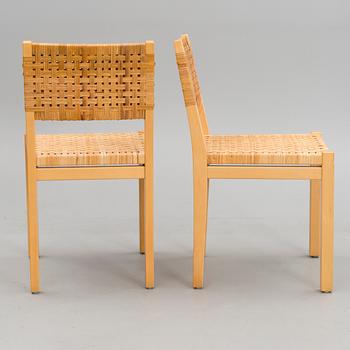 AINO AALTO, stolar, modell 615, Artek, 1980-tal.