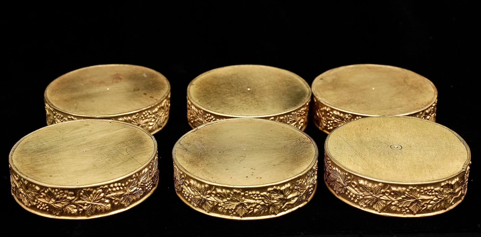 COASTERS, 6 st, senempire, 1800-talets mitt.