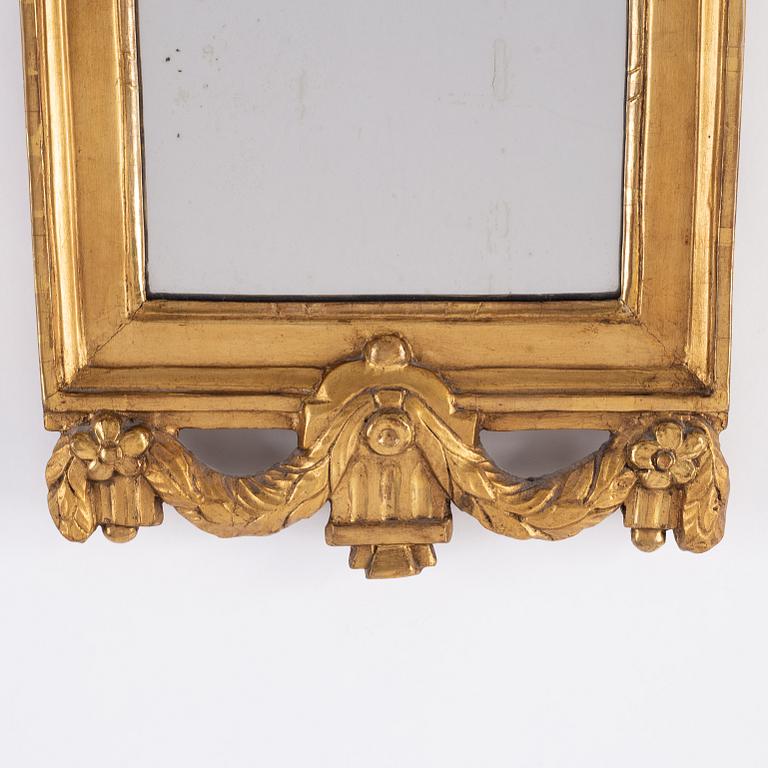 A Gustavian style mirror by Niclas Reding (1751-1826).