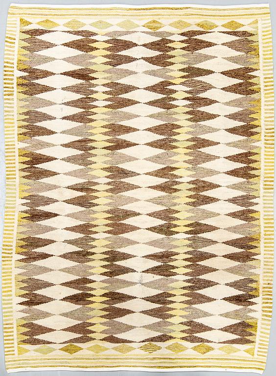 Ingrid Dessau, tillskriven matta "Mexico", sannolikt för Kristianstads Läns Hemslöjd.