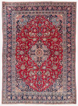 Carpet, Keshan, approx. 360 x 260 cm.
