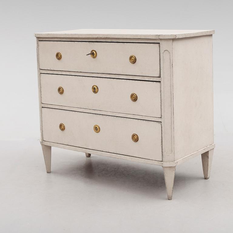 BYRÅ, gustaviansk stil, 1800-talets slut.
