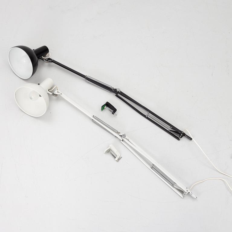 Louis Poulsen, Desk lamps, 2 pcs, Denmark.