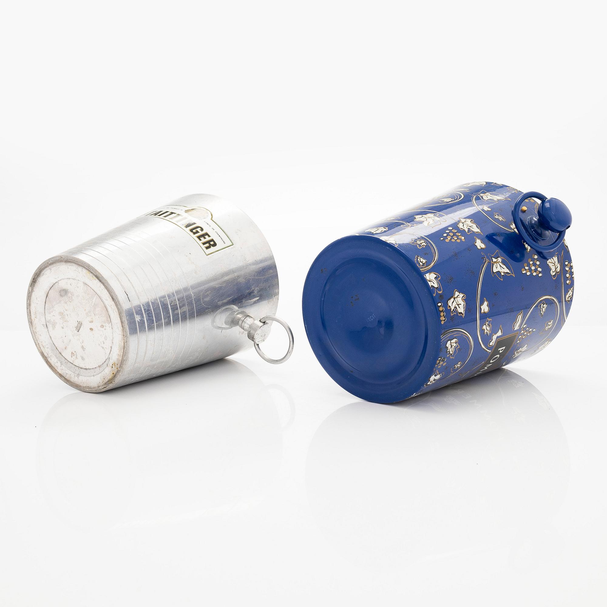 Two late 20th-century champagne coolers.