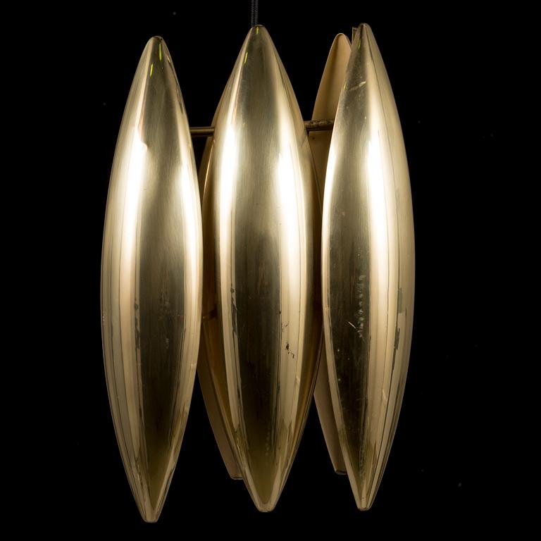 JO HAMMERBORG, taklampa, "Kastor", Fog & Mörup, Danmark, 1900-talets andra hälft.