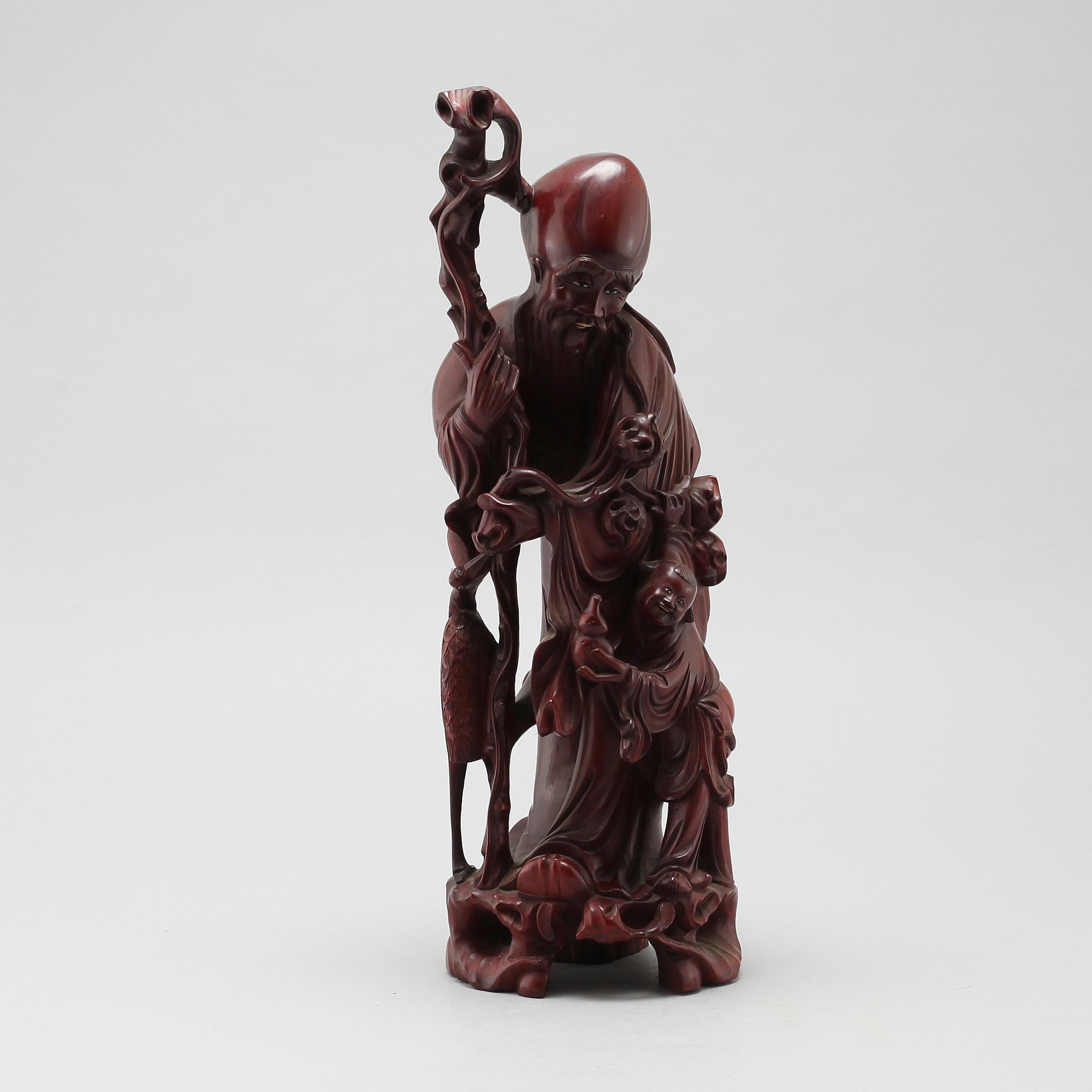 An East Asian scultpure from the 20th century.