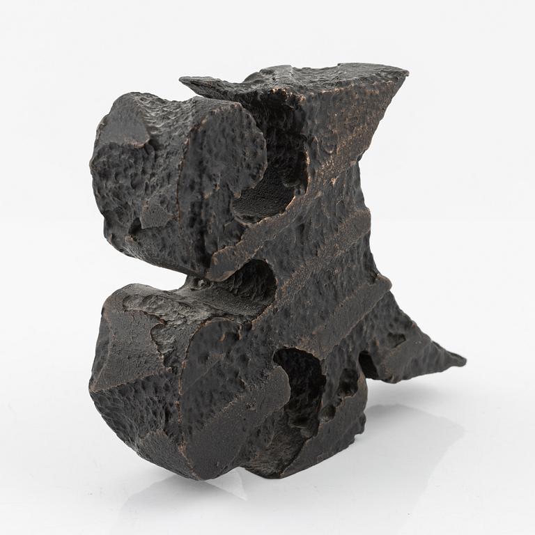 Carl-Fredrik Reuterswärd, skulptur, brons, signerad 50/99.