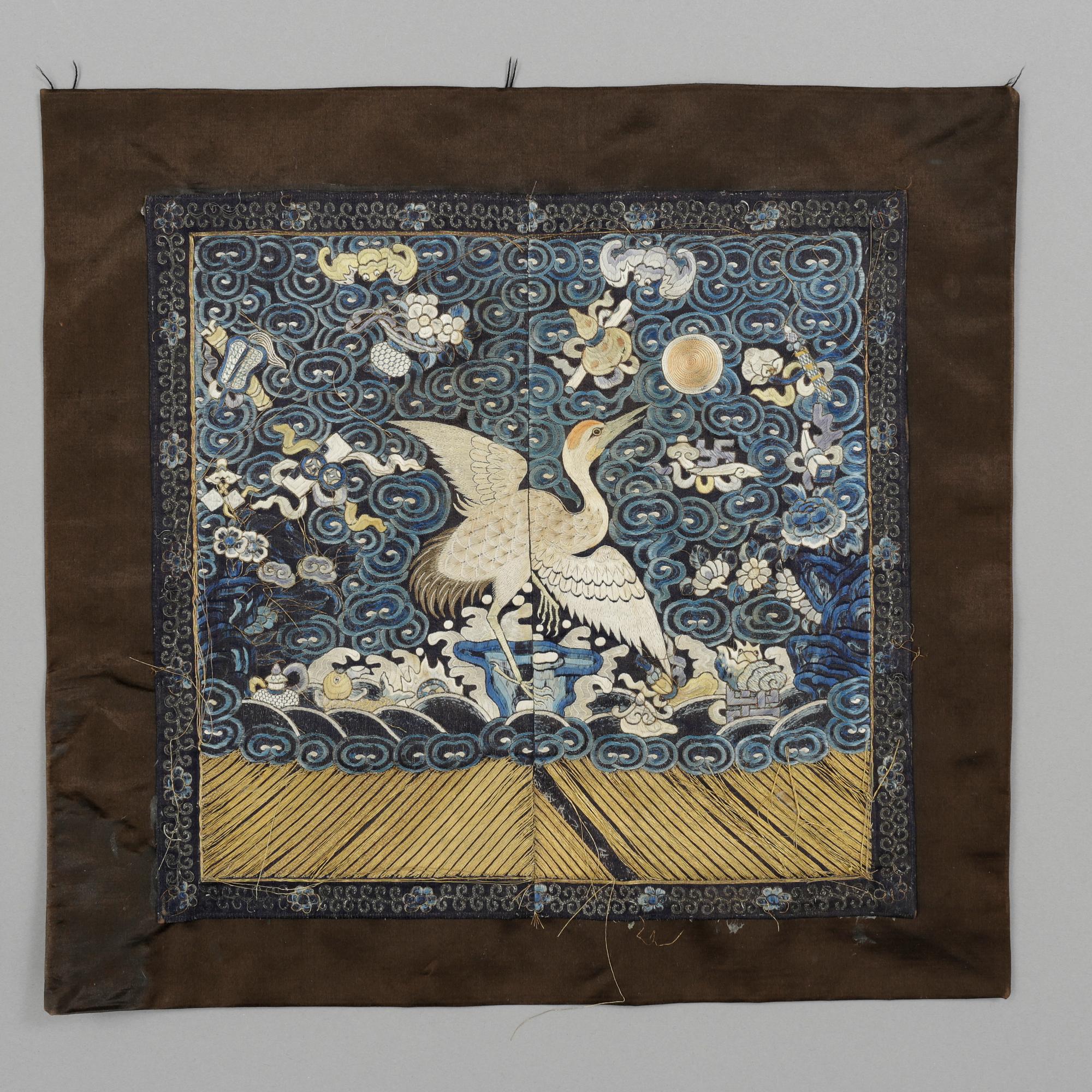 TEXTILIER, 4 st, Kina. Omkring år 1900.