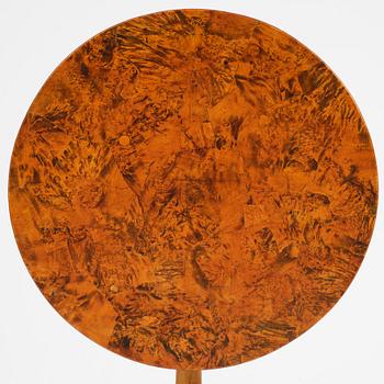 A tilt top table, from around the year 1800.