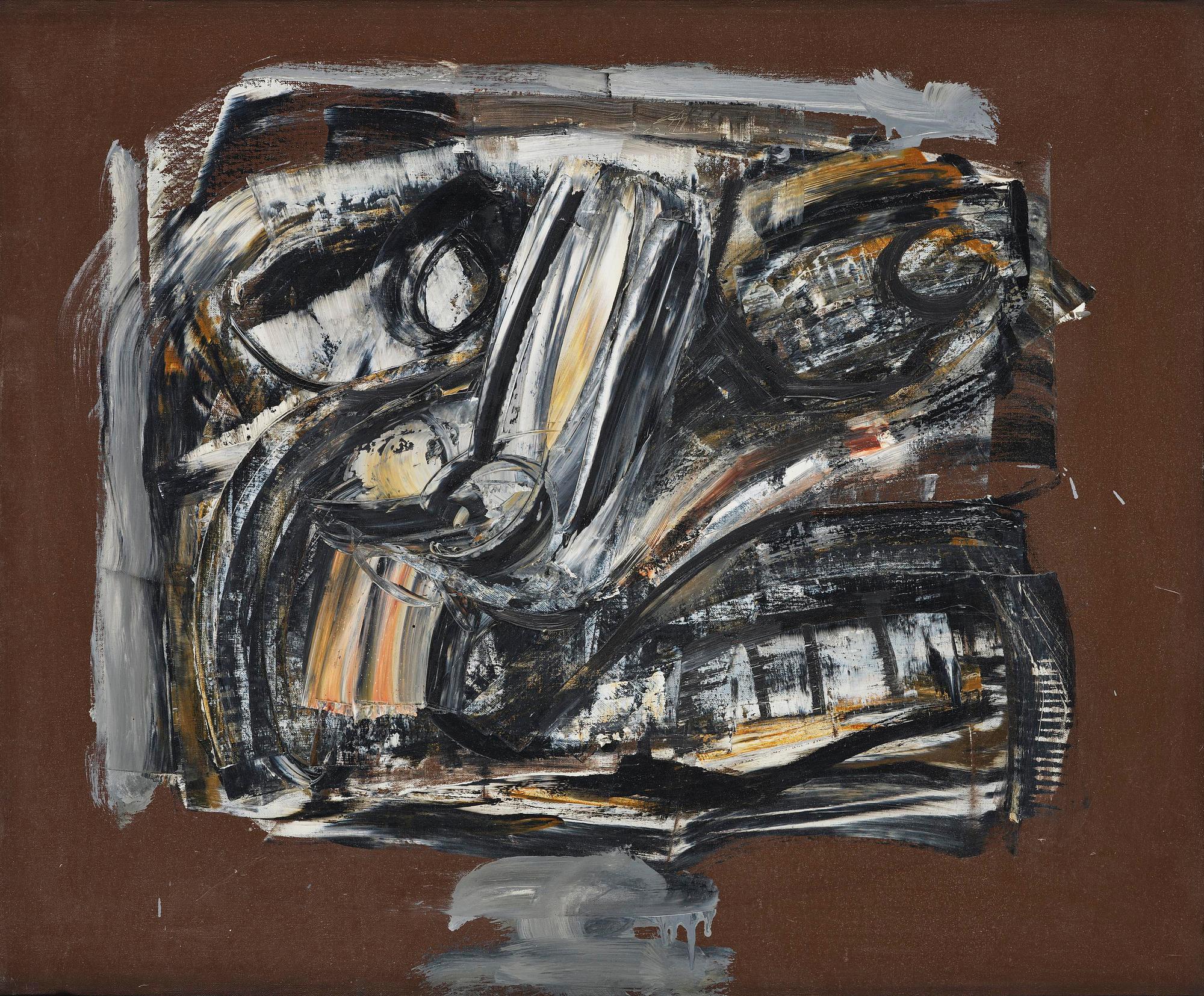 Antonio Saura, "Autorretrato 209".