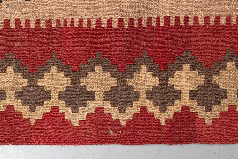 A carpet, a kilim, probably Veramin, ca 153 x 121,5 cm.