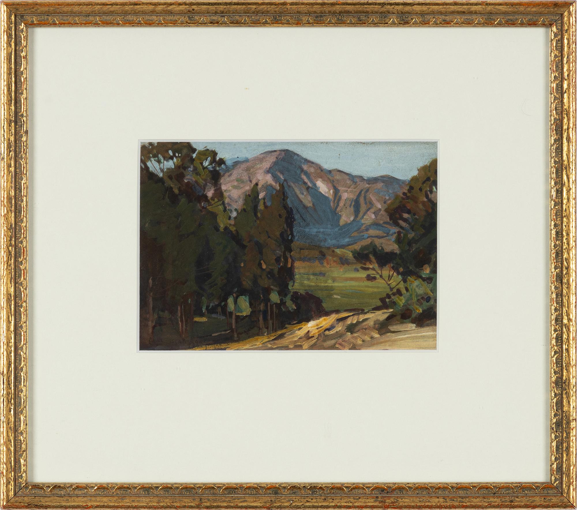 Carl Oscar Borg, Mountain Landscape.