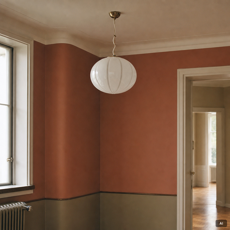 A ceiling lamp, Murano, Italy, late 20th Century.