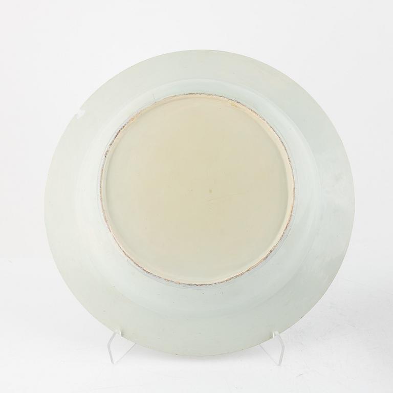 Bålskål och handfat, porslin, Kina, Qingdynastin, Qianlong (1736-95).