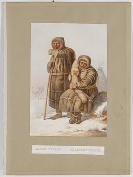 SAMLING BILDER AV FOLKDRÄKTER, 10 st, från 1900-talets första hälft.