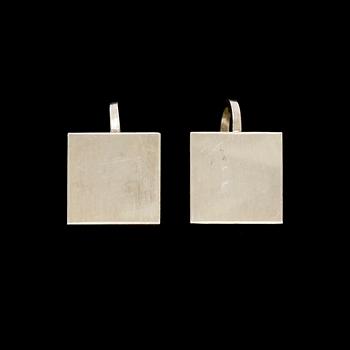 ÖRHÄNGEN, ett par, silver, Wiwen Nilsson, Lund. Vikt 4 g.
