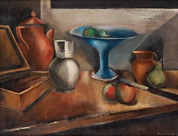 Eric Detthow, Still life with apples and pears.