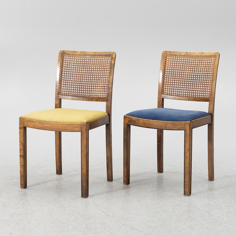 Axel Larsson, a set of three chairs model "952", Svenska Möbelfabrikerna, Bodafors, 1930s.
