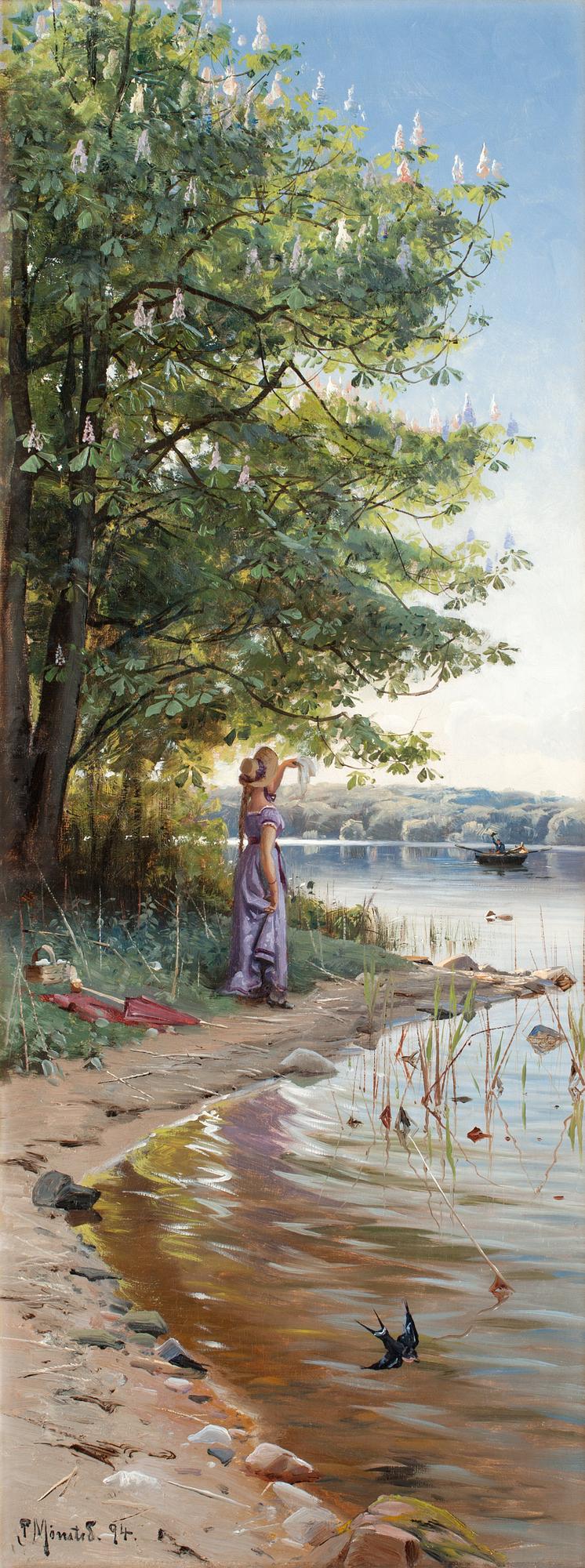 Peder Mork Mönsted, By the lake Esrum in Fredensborg.