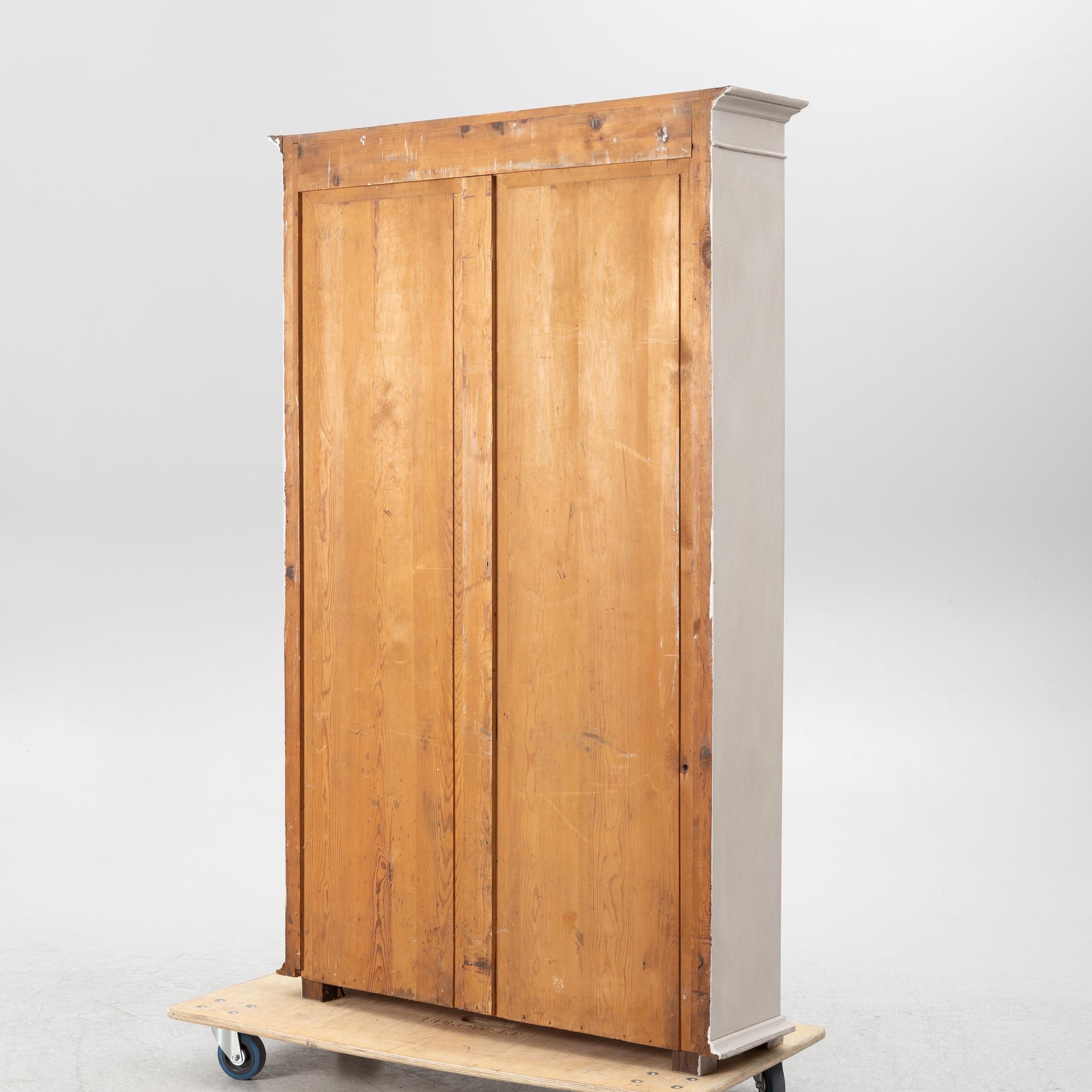 A book cabinet, circa 1900.