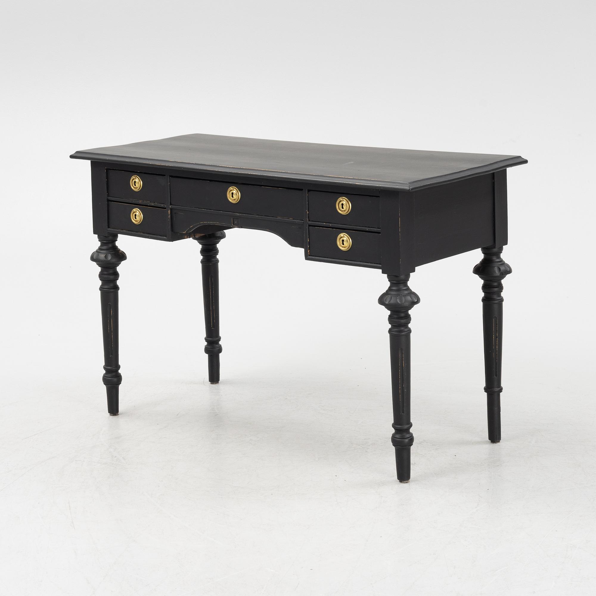 Skrivbord, nyrenässans, omkring 1900.