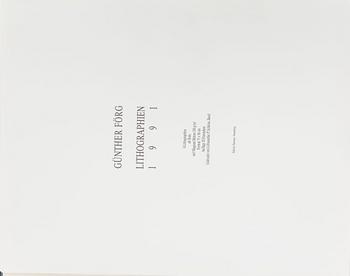 Günther Förg, The complete portfolio of 6 lithographs.