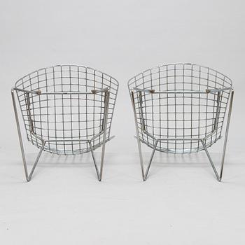 Harry Bertoia, stolar, ett par, "Side chair", Knoll.