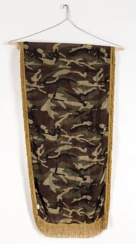 A cotton shawl by Saint Laurent.