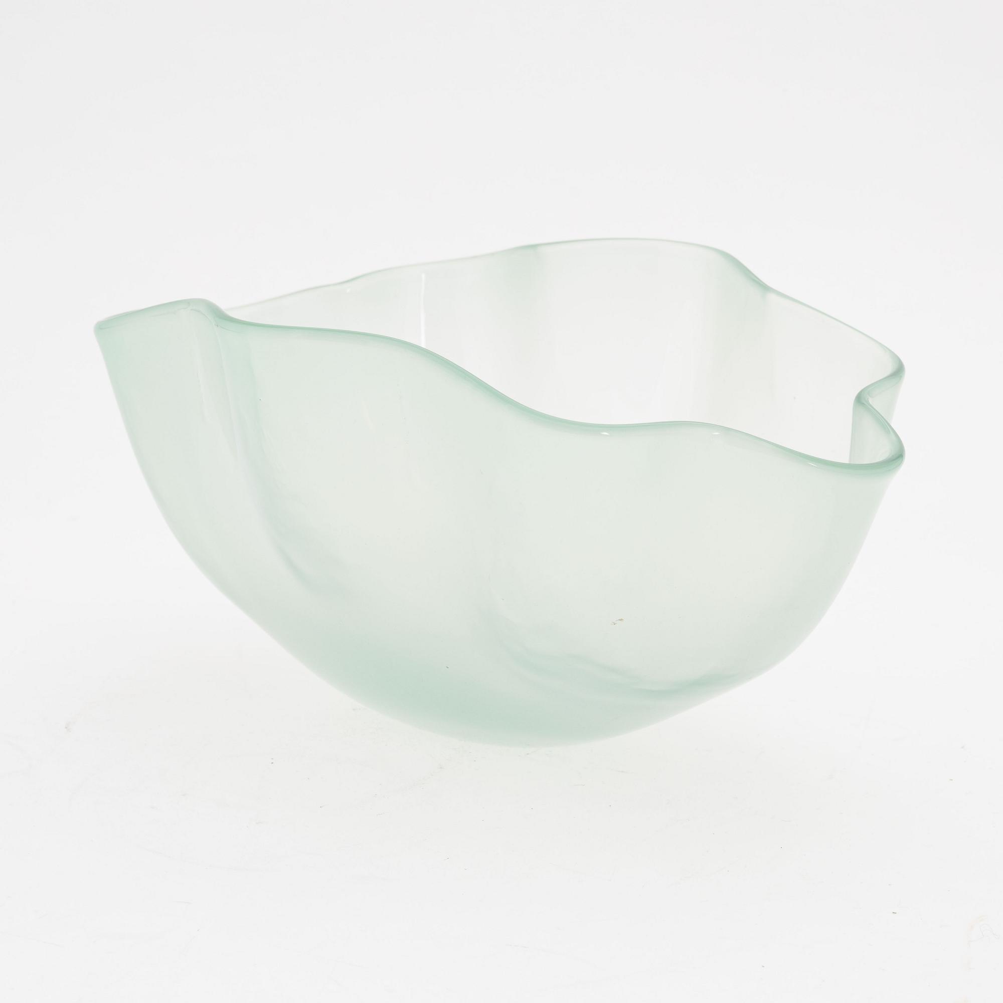 Sven Palmqvist, a signed 'Kantara' glass bowl, Orrefors.