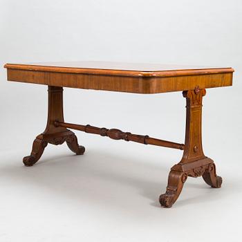 A 1820-1840's Russian/Balticum library table in Late Empire style.