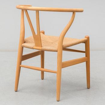 A 'Y-chair' by Hans J Wegner from Carl Hansen & Son, designed 1950.