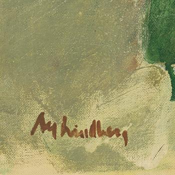 ALF LINDBERG, oil on canvas, signed Alf Lindberg. Executed in 1958.