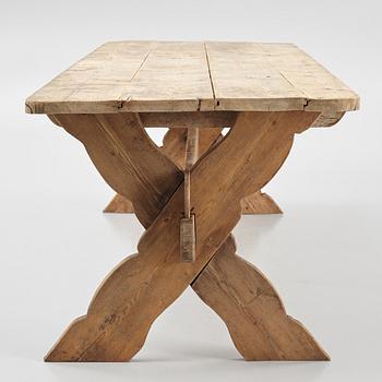 A table, 20th Century with older parts.