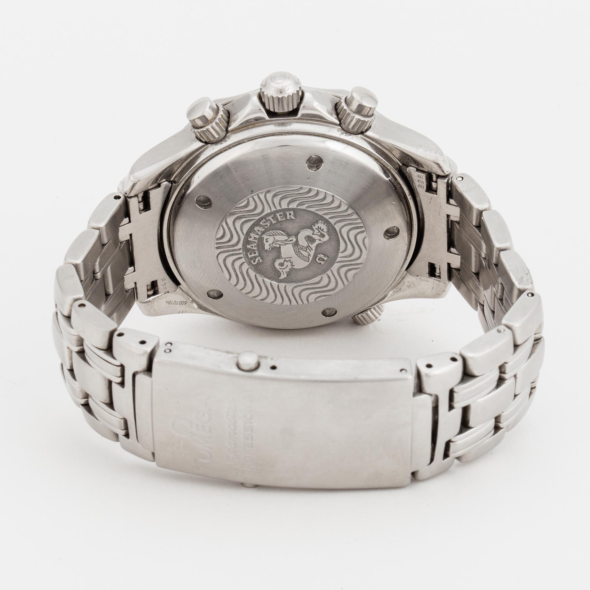 OMEGA, Seamaster Professional (300m/1000ft), Chronometer, chronograph, wristwatch, 41,5 mm,