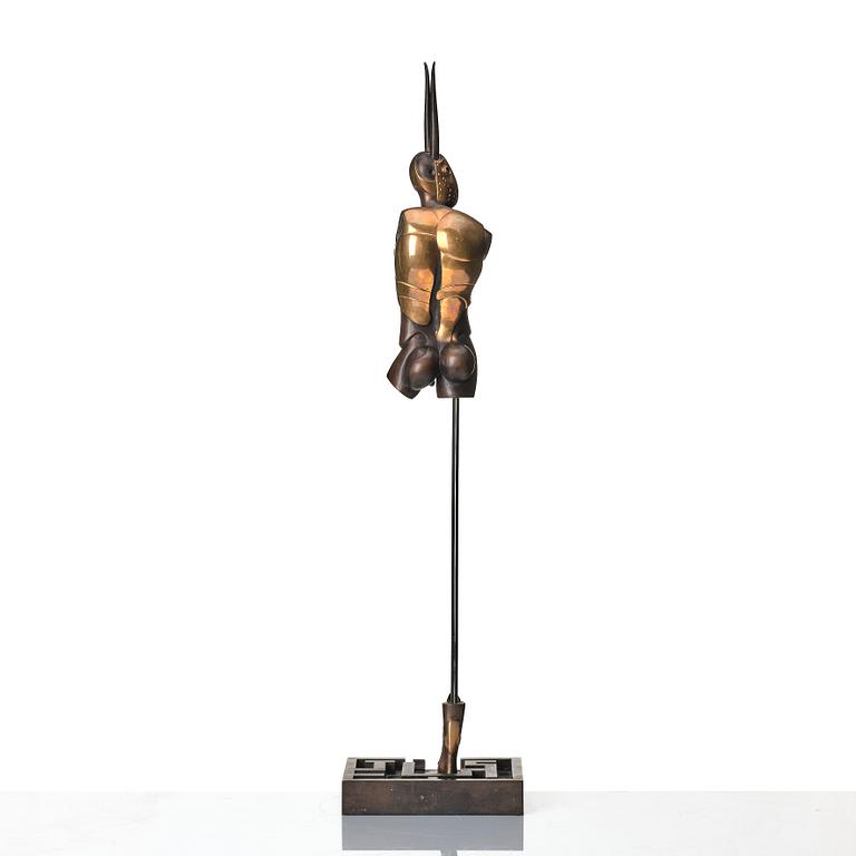 Paul Wunderlich, sculpture, copper, bronze and metal, Incised Wunderlich and numbered 448/2000.