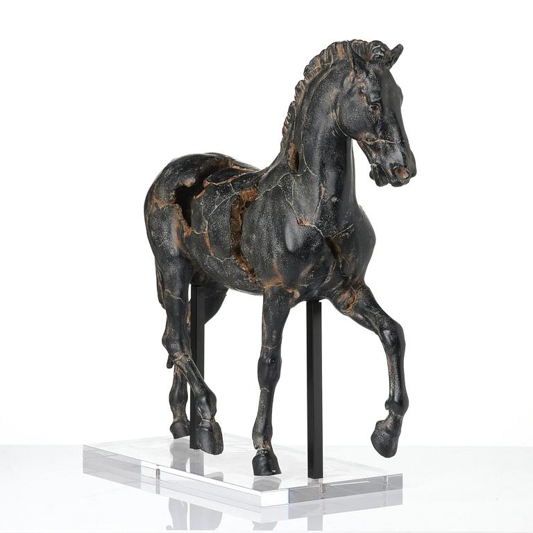 Sculpture of a horse "The Mattei horse", England, 20th century.